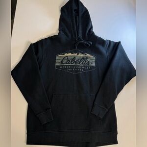 Men’s Cabela’s Hoodie, Black, size L